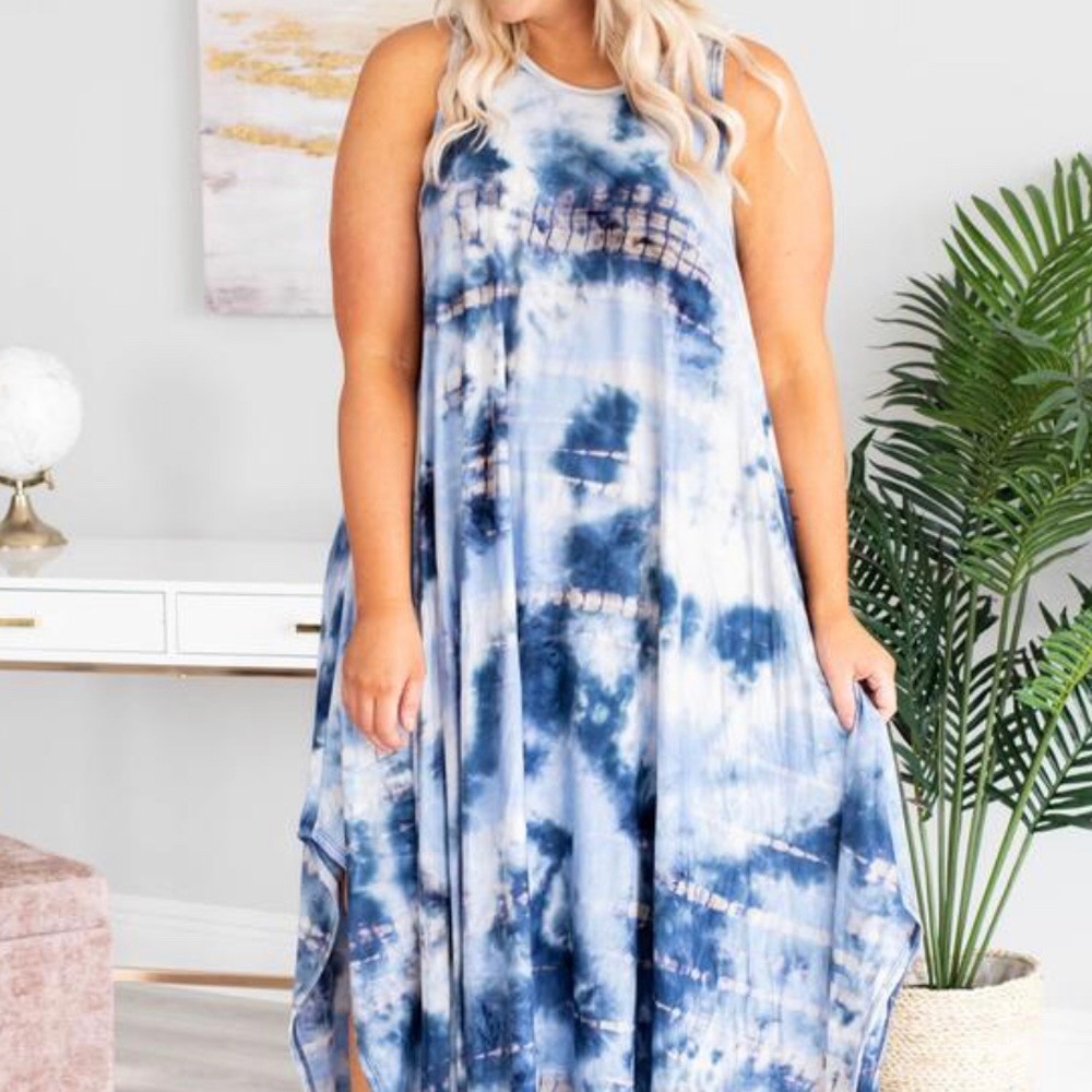 Chic Soul blue maxi dress. Worn once.